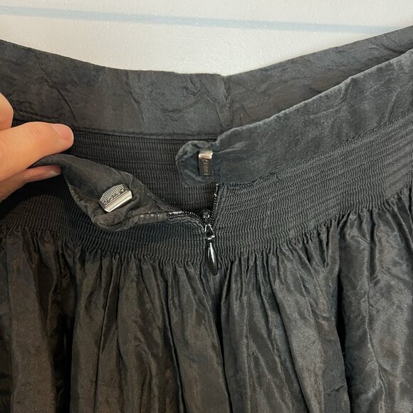 Tostmann Trachten Black Dirndl Skirt Oktoberfest Whimsigoth Euro 42 US Medium - Picture 5 of 10